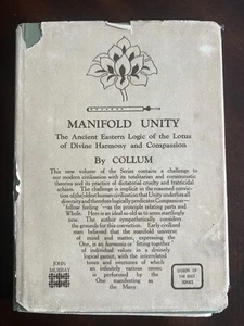 1940 erste Ausgabe vielfältige Einheit von Collum Weisheit Harmonie spirituelle göttliche Muster - Bild 1 von 10