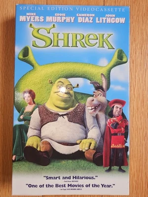 Shrek VHS 2001 Special Edition Big Box Videocassette Dreamworks - Image 1 of 3