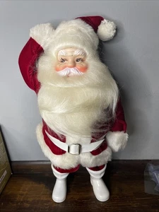 Statuina natalizia vintage Harold Gale Rosie faccia Babbo Natale esposizione, alta 13,5" - Foto 1 di 14
