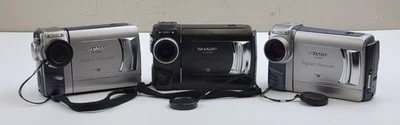 (2x) VL-NZ50U & VL-NZ155U Sharp MiniDV Digital Viewcam Camcorders - *FOR REPAIR* - Image 1 of 4