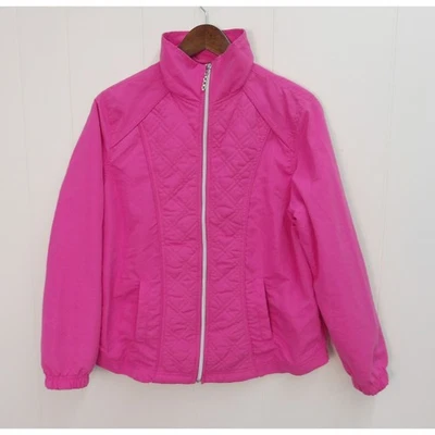 Three Hearts Pink Lightweight Jacket Women's Large / #9041 - Image 1 of 4