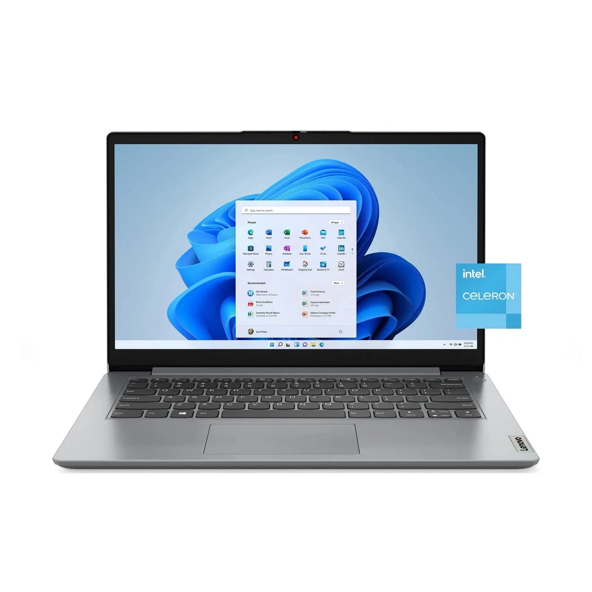 Notebook Lenovo Ideapad 1 15IAU7 Pantalla Táctil Fhd De 15,6 Pulgadas Core I3-1215u 8 Gb De Ram Ssd De 256 Gb Gris Nube | Envío Gratis
