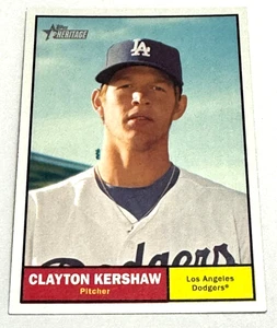 2010 Topps Heritage Clayton Kershaw 1961 Topps #109 Dodgers - Picture 1 of 2