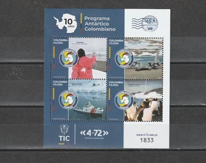 COLOMBIA,  2024, ANTARCTICA, PENGUINS,  M/S, MNH**, NEW!! - Picture 1 of 1