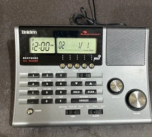 Uniden Bearcat BC370CRS Desktop Police Scanner Weather Radio Tested - No Antenna - Zdjęcie 1 z 8