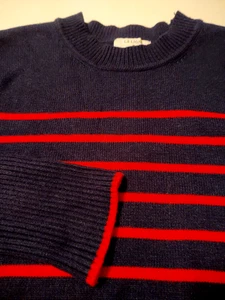 Suéter para mujer LA LIGNE cuello redondo grueso viscosa/poliéster/nylon/cachemira (M) - Imagen 1 de 6