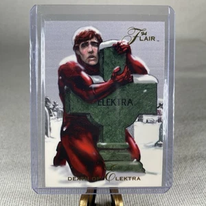 DEATH OF ELEKTRA VTG Flair 94 Marvel Card #43 Fleer 1994 Daredevil W/ Toploader - Picture 1 of 8