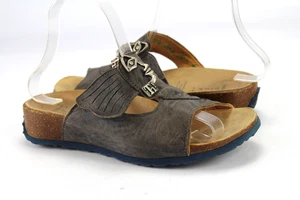 Think Gr.37 Damen Sandalen Pantoletten Slipper Sommer Leder J 411 - Bild 1 von 5