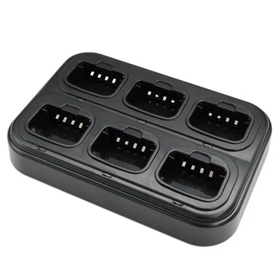 Six Dock Desktop Charger Tray for HYT Hytera TC610 TC620 BL2001 BL1204 TC618 - Image 1 of 4