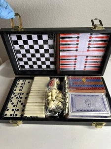 VTG Dominoes, Chess, Checkers, Mix Games Arkansas Environmental Federation SET - Picture 1 of 7