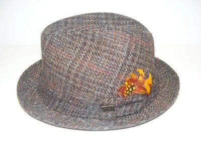 Vintage Dobbs Fifth Avenue New York 1960's Fedora Men's Hat Size 7 1/4 Plaid 1-a - Image 1 of 4