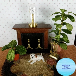 Dollhouse Miniature Little Bone China Beagle Puppy Dog Ceramic 1:12 Scale Mini - Picture 1 of 10