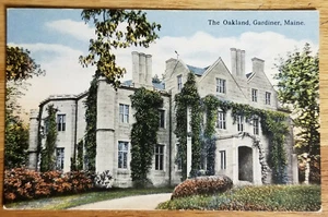 The Oakland Gardiner Maine ME Postcard Circa 1930s Curtiech Unused - Picture 1 of 1
