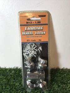 Dorman Chrome Wheel Lock with Key 711-326 M12-1.50 - Picture 1 of 3