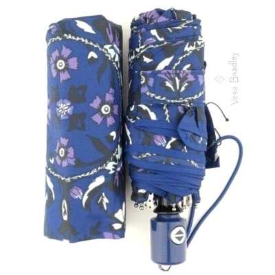 Mini paraguas Vera Bradley Fleur Medallion nuevo con etiquetas Foto 1 de 2
