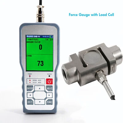 Digital Force Gauge with S Type Load Cell Sensor, Test Force Weight Pressure - Image 1 of 4