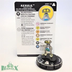 Heroclix Fantastic Four: Future Foundation Set HERBIE #050 ¡Súper raro con tarjeta! - Imagen 1 de 1