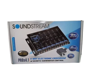 SOUNDSTREAM PROx4.1 CAR AUDIO 5-WAY ELECTRONIC RCA CROSSOVER REMOTE BASS KNOB - Picture 1 of 2