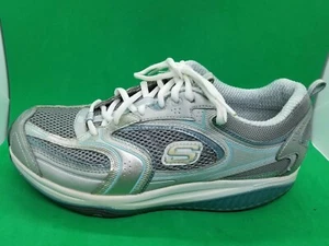Skechers Shape-Ups Shoes XF Accelerators 12320 Blue Silver Women's Size 9.5 - Picture 1 of 11