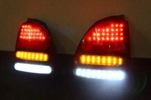 TOYOTA STARLET EP91 LED Tail Lights inner black processing Lamps Set OEM JD - Picture 1 of 9