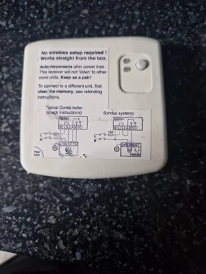 Honeywell BDR91A Wireless Room Thermostat Receiver Box Only - Used  - Image 1 of 3