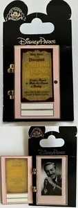 DLR Walt Disney Main Street Casting Agency Door '55 esclusiva spilla rosa cast - Foto 1 di 3