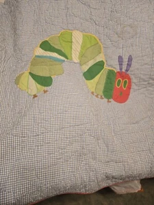 Pottery Barn Kids Very Hungry Caterpillar World Of Eric Carle Full Sz Blanket - Picture 1 of 9