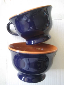 2er Set Starbucks Kaffeetasse Hand Made in Italy Kobaltblau/Mokka Neu mit Etikett - Bild 1 von 10