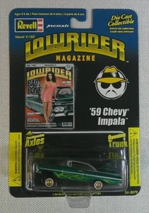 Lowrider Magazin, '59 Chevy Impala Die Cast, Maßstab 1:64 Ausgabe #150 - Neu - Bild 1 von 6