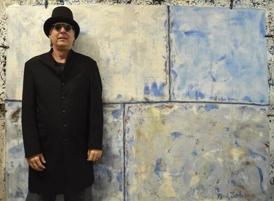 Mark Little Original Giant Canvas Painting 84”X62” (7 Foot) Abstract Modern XL - Image 1 of 4