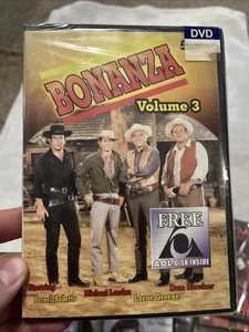 BONANZA Volume 3 (DVD) Lorne Greene,Pernell Roberts, Michael Landon - NEW Sealed - Picture 1 of 3