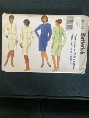 Butterick Pattern 5628 Personal Fit Dress Size 28 - Image 1 of 4