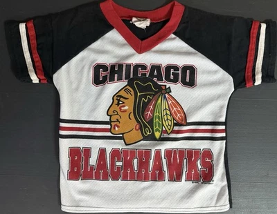 Suéter Jersey Original Vintage Niños Chicago Blackhawks Licencia NHL Pull Over Foto 1 de 4