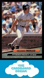 Orlando Merced 1992 Ultra #257 Pittsburgh Pirates Baseball Card - Bild 1 von 2