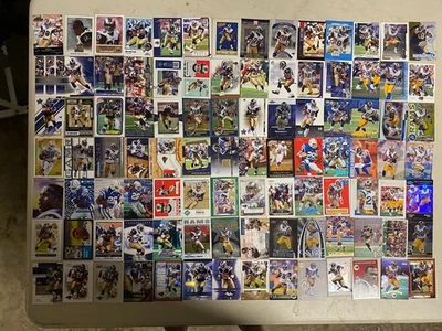 Massive 133 Card Lot Marshall Faulk St. Louis Rams NFL Cards No Duplicates NM - Image 1 of 4