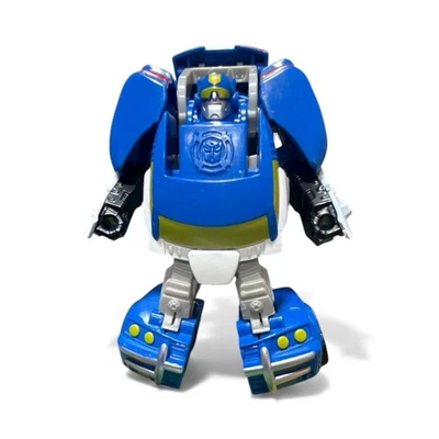 PLAYSKOOL HEROES TRANSFORMERS RESCUE BOTS CHASE THE POLICE BOT - Image 1 of 4