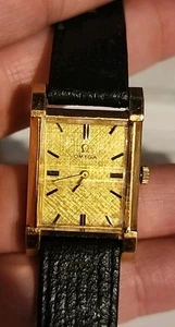 Reloj OMEGA 17 Joyas Movimiento 625 Sin Ajustar Caja Llena de Oro Funciona Leer - Imagen 1 de 14
