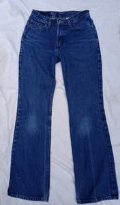 Vintage Levis 517 Jeans Womens 5 JR Boot Cut Slim Fit Denim Medium Wash 28x32 - Picture 1 of 5