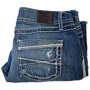 BKE Sabrina Jeans Womens SIZE 31 x 31 Blue Stretch Denim Boot Cut Mid Rise - Picture 1 of 10