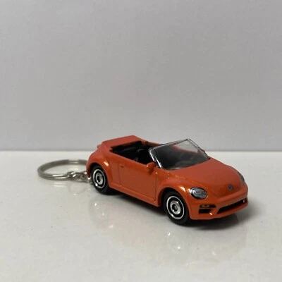 RARE KEY CHAIN ORANGE VW VOLKSWAGEN BEETLE A5 CUSTOM LIMITED EDITION 2011-2019 - Image 1 of 2