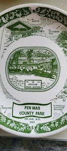 Maryland Pen Mar Park Kettlesprings Kilns Sammelteller 1982 Eisenbahn Zug - Bild 1 von 12