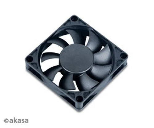 Akasa AK-179BKT-C 70mm Cooling Fan Ball Bearing Auto Speed Control - Image 1 of 1
