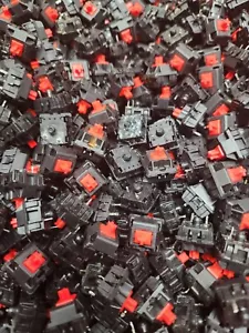 (200) Cherry Mx Reds Desoldered Gaming mechanical Switches 3 pin Cheap - Picture 1 of 3