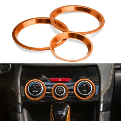 Auovo para Subaru Forester Crosstrek Impreza Accesorio Aire Acondicionado Perilla Cubiertas Foto 1 de 4