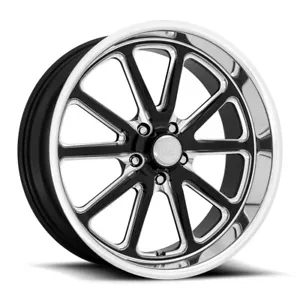 US MAG Rambler U117 20X8 5X127 Offset 1 Gloss Black / Diamond Cut Lip (Qty of 1) - Picture 1 of 2