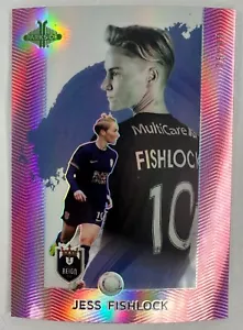 JESS FISHLOCK 2024 PARKSIDE NWSL PACIFIC PINK CHROME REFRACTOR #54 #25/25 - Picture 1 of 2