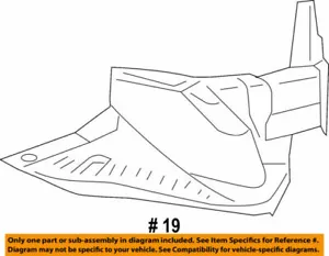 53209-53070 Toyota Duct, cool air intake 5320953070 New Genuine OEM Part - Picture 1 of 3