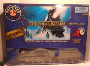 The Polar Express Movie Battery Operated Model Train Set by Lionel 7-11824 EUC - Picture 1 of 11