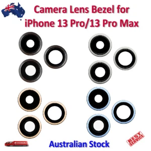 Rear Back Camera Lens With Bezel for iPhone 13 Pro / 13 Pro Max - Picture 1 of 9