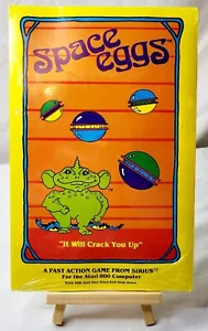 Space Eggs by Nasir of Sirius Software Arcade Game for Atari 800 Computer - Picture 1 of 4